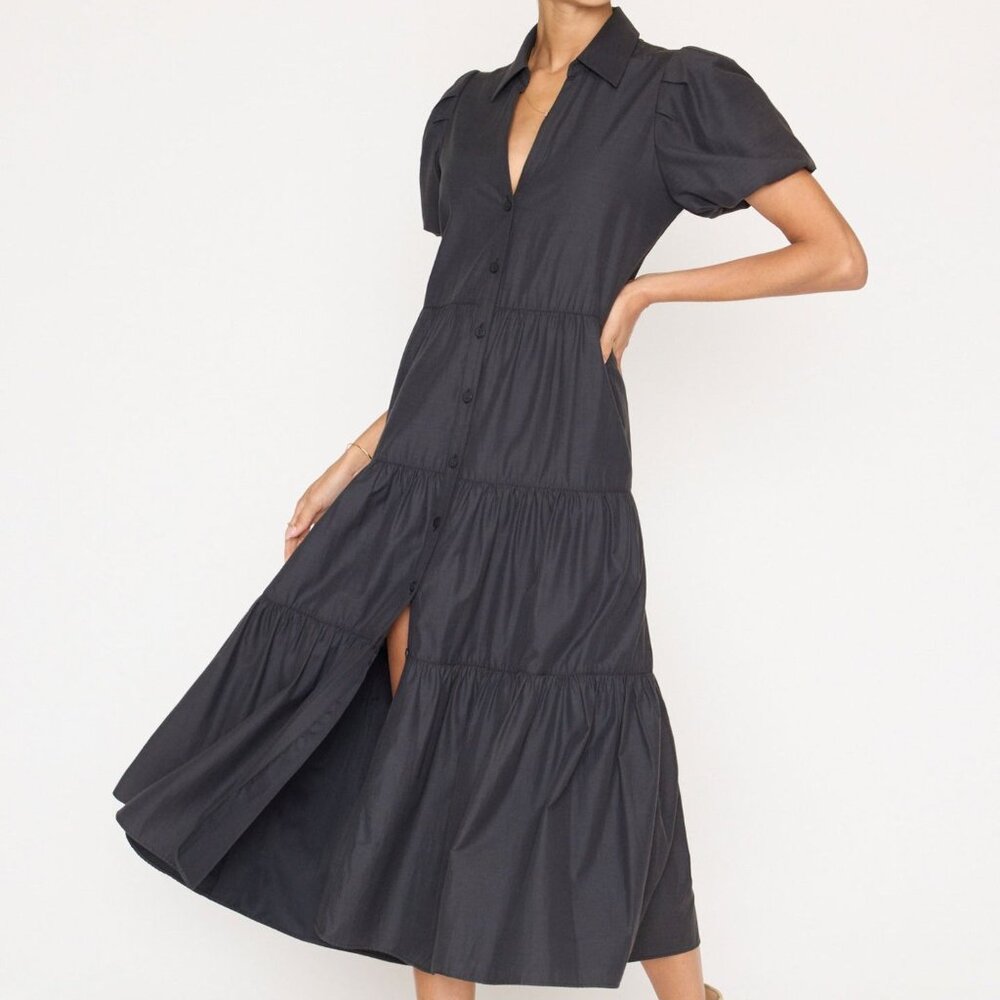 Brochu Walker The Havana Dress in Washed Black Size XS